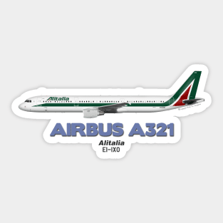 Airbus A321 - Alitalia Sticker